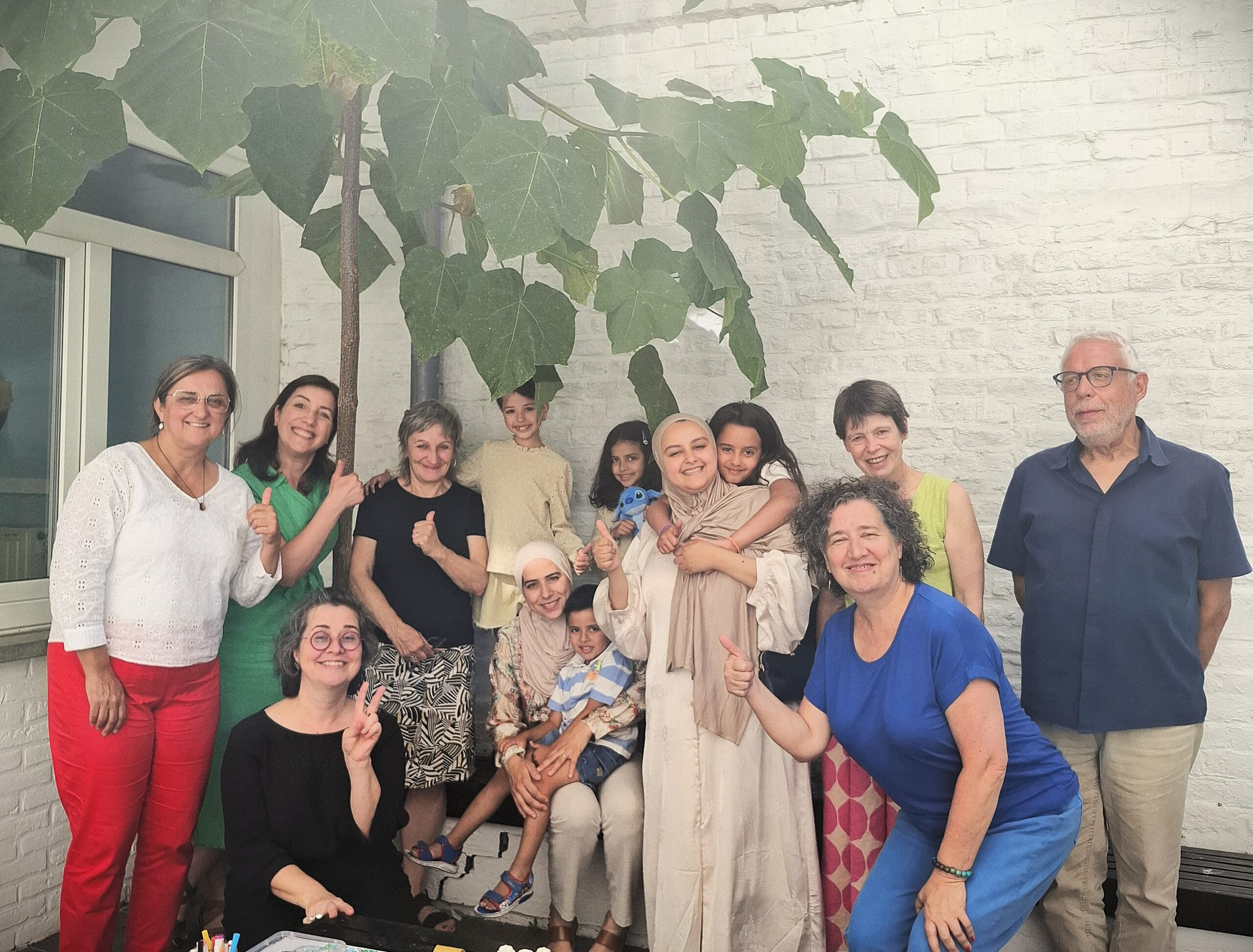 groepsfoto mentoren en studenten voor Samen voo een Diploma